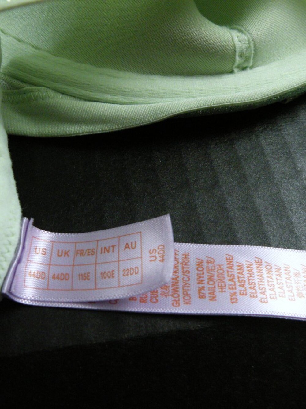 Savage X Fenty green sparkle strappy women’s bra 44DD - Picture 5 of 6